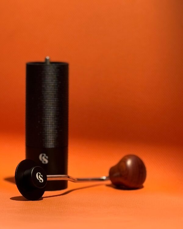 The Steel Hand Coffee Grinder- Midnight Black