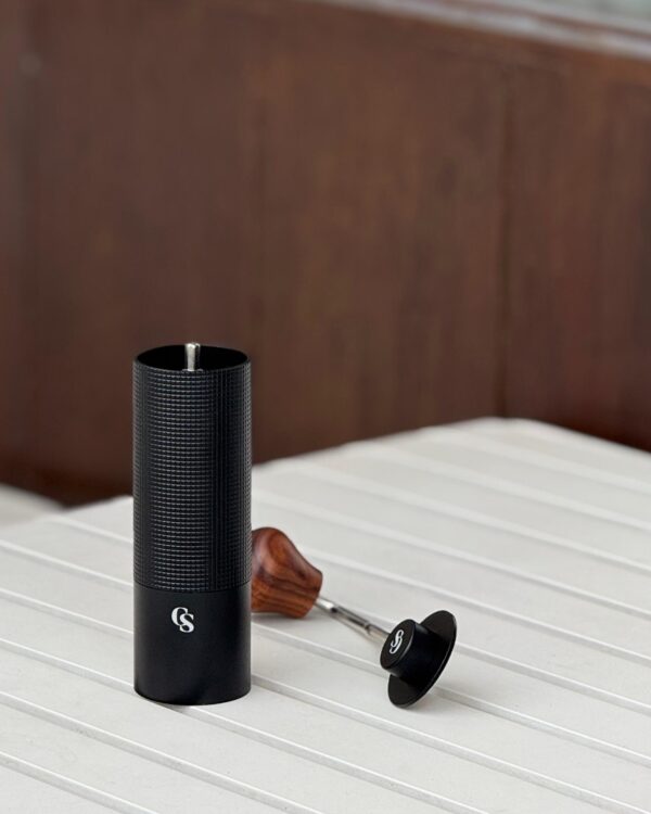 The Steel Hand Coffee Grinder- Midnight Black