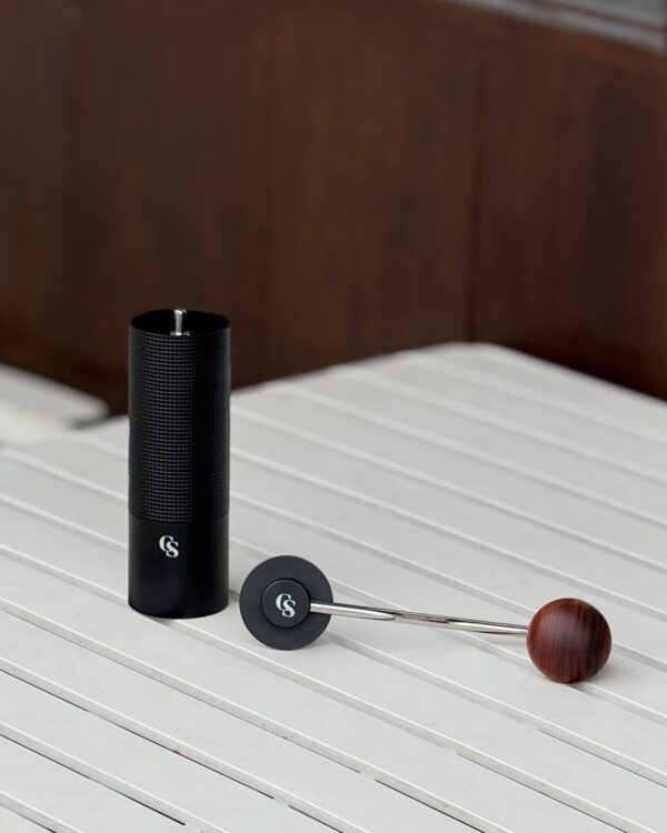 The Steel Hand Coffee Grinder- Midnight Black